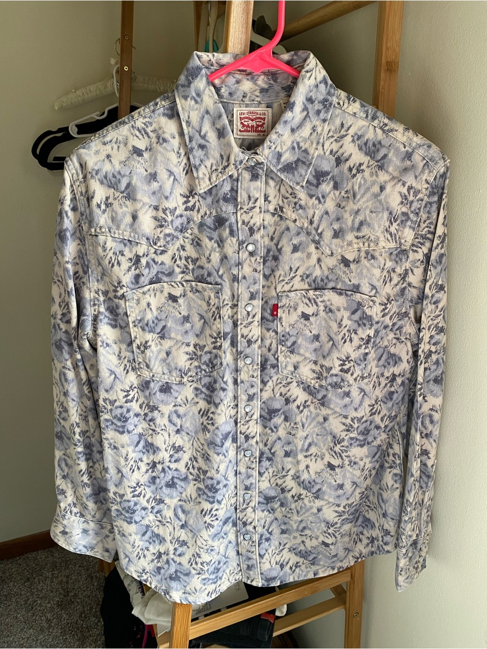 Levi’s Floral Denim Shirt